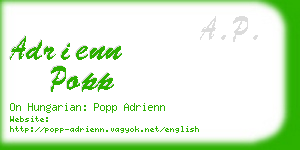 adrienn popp business card